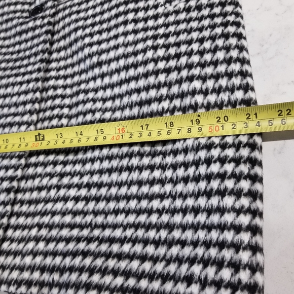 🧥 HOUNDSTOOTH CHECK PATTERN COAT - Picture 6 of 13